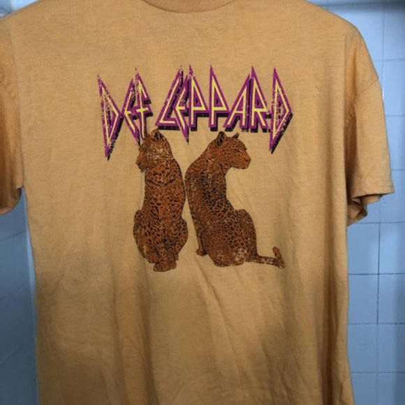 RARE DEF LEPPARD BAND T-SHIRT SIZE M - Picture 6 of 6